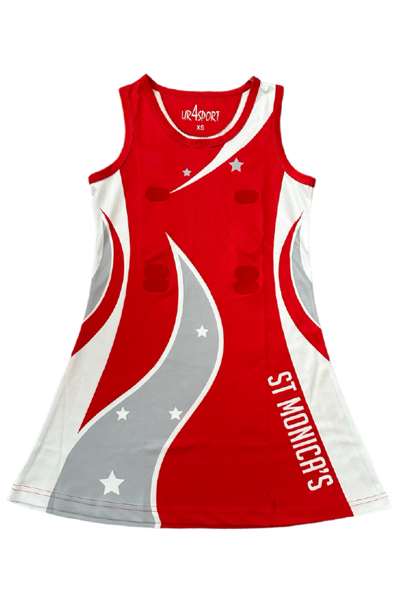 St Monicas Netball Club Match Dress Ur4sport