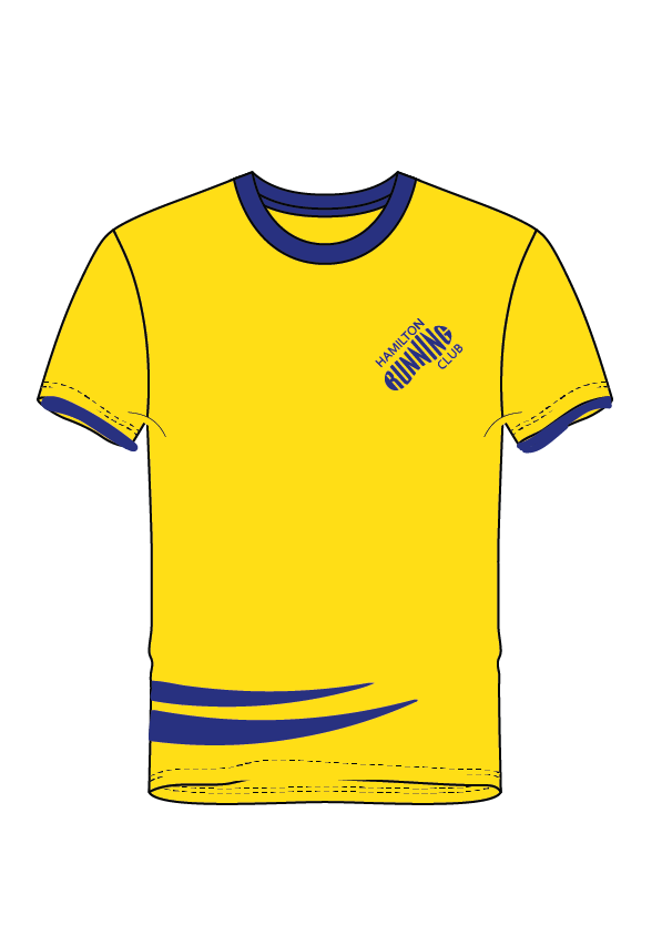 Hamilton Running Club sublimated  tee shirt - COACH