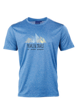 Peaks & Trails women's short sleeve running tee - Royal