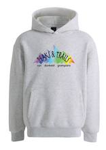 PEAKS & TRAILS HOODIE  - WHITE MARL