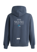 PEAKS & TRAILS HOODIE  - SLATE BLUE