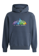 PEAKS & TRAILS HOODIE  - SLATE BLUE