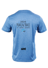 Peaks & Trails women's short sleeve running tee - Royal