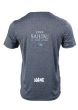 Peaks & Trails women's short sleeve running tee - Navy