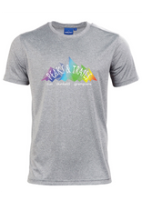 Peaks & Trails women's short sleeve running tee - Silver grey