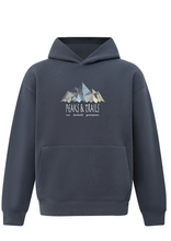 PEAKS & TRAILS HOODIE  - STORM GREY