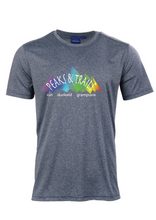 Peaks & Trails women's short sleeve running tee - Navy