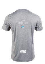 Peaks & Trails women's short sleeve running tee - Silver grey