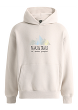 PEAKS & TRAILS HOODIE  - BONE