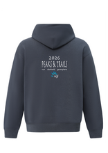 PEAKS & TRAILS HOODIE  - STORM GREY
