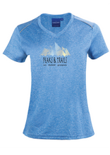 Peaks & Trails women's short sleeve running tee - Royal