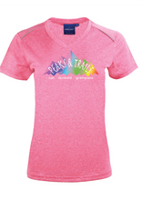 Peaks & Trails women's short sleeve running tee - Red