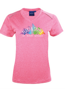 Peaks & Trails women's short sleeve running tee - Red