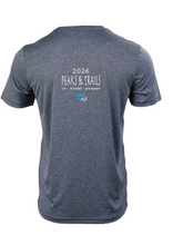Peaks & Trails women's short sleeve running tee - Navy
