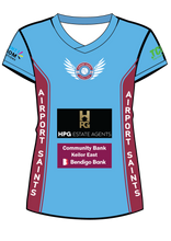 AIRPORT SAINTS NETBALL CLUB SHORT SLEEVE TRAINING TEE