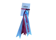 AIRPORT SAINTS NETBALL CLUB DOUBLE HAIR RIBBON