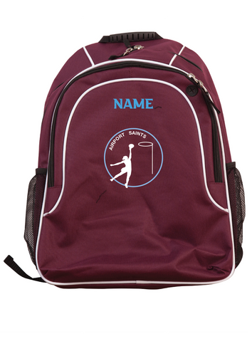 Airport Saints Backpack with personalised name