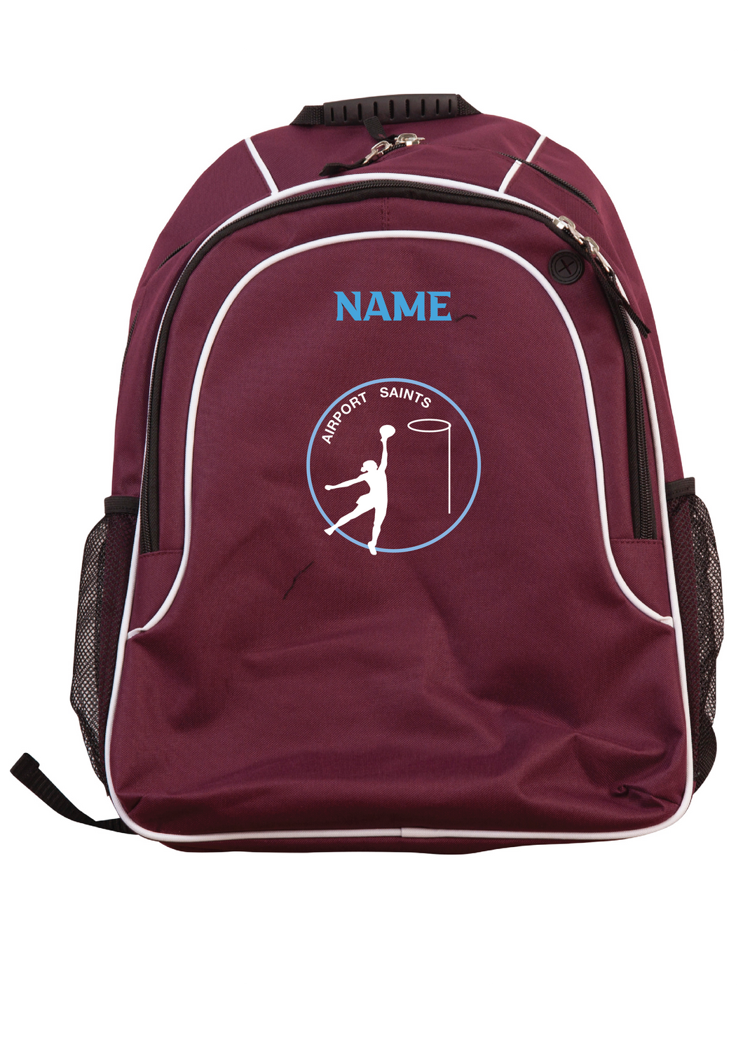 Airport Saints Backpack with personalised name