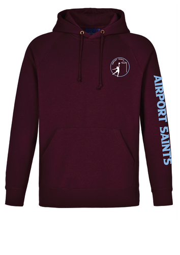 AIRPORT SAINTS NETBALL CLUB HOODIE WITH CUSTOM NAME
