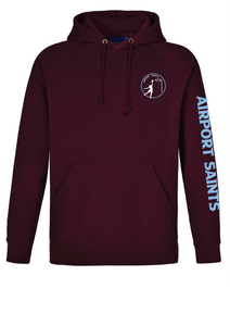 AIRPORT SAINTS NETBALL CLUB HOODIE WITH CUSTOM NAME