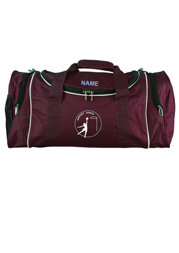 AIRPORT SAINTS NETBALL KIT BAG - WITH CUSTOM NAME