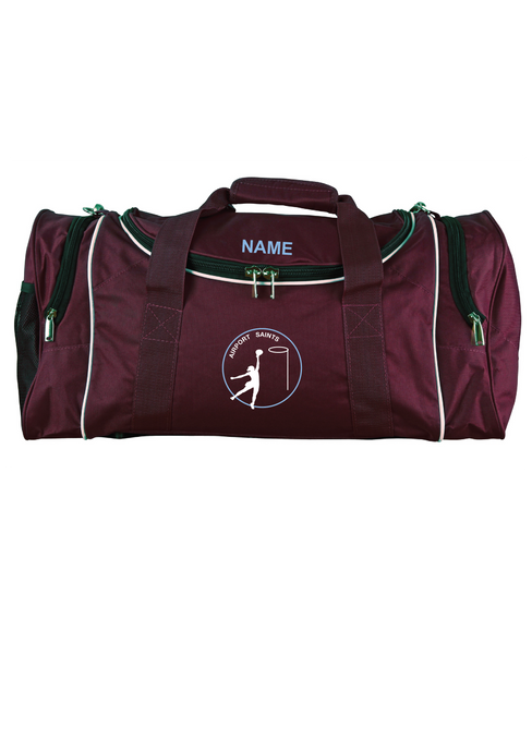 AIRPORT SAINTS NETBALL KIT BAG - WITH CUSTOM NAME