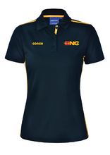 BRUNSWICK NETBALL CLUB COACH'S SHORT SLEEVE POLO - WOMENS