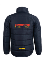 BRUNSWICK NETBALL CLUB PUFFER JACKET