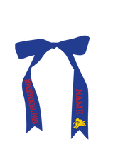 MARIBYRNONG PARK NETBALL CUSTOM NAME OPTION RIBBON LENGTH - RED - 1m x 35mm