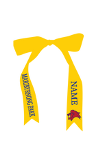 MARIBYRNONG PARK NETBALL CUSTOM NAME OPTION RIBBON LENGTH - ROYAL- 1m x 35mm