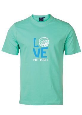 Love Netball Tee - Green