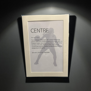 Netball - Unframed print - Centre- size A4