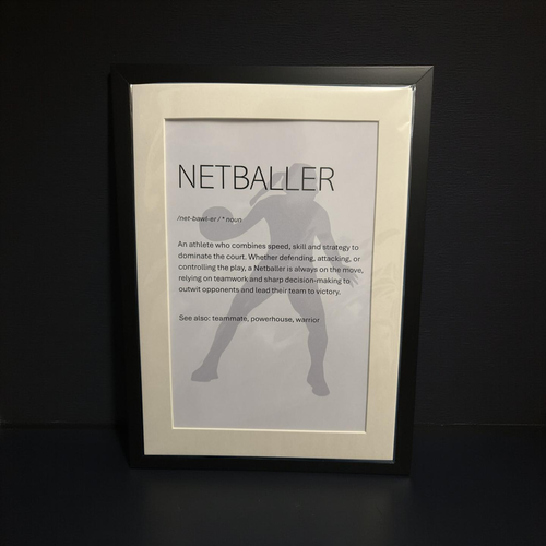 Netballer - Unframed print - size A4