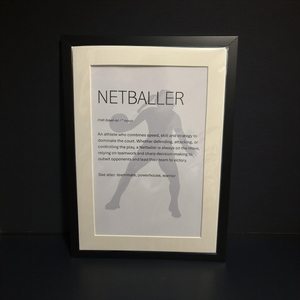 Netballer - Unframed print - size A4