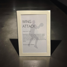 Netball - Unframed print - Wing Attack - size A4