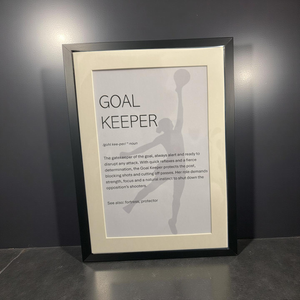 Netball - Unframed print - Goal Keeper - size A4