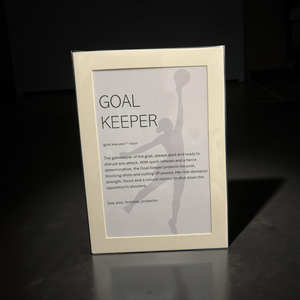 Netball - Unframed print - Goal Keeper - size A4