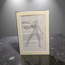 Netball - Unframed print - Wing Defence- size A4
