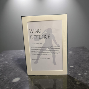 Netball - Unframed print - Wing Defence- size A4