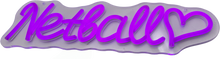 Neon Netball Sign - Fuschia