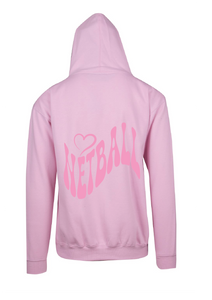 Netball Est Puff Print Hoodie