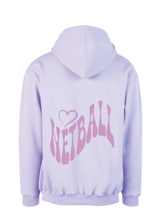 Netball Est Puff Print Hoodie