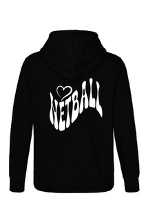 Netball Est Puff Print Hoodie