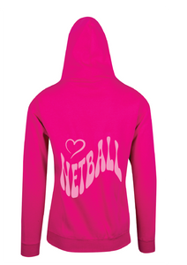 Netball Est Puff Print Hoodie