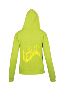 Netball Est Puff Print Hoodie