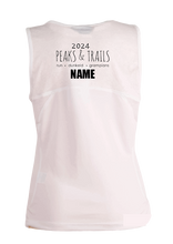 Peaks & Trails womens singlet - White