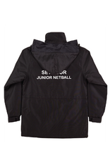 SEYMOUR JUNIOR NETBALL LONGLINE JACKET WITH POLAR FLEECE LINING - ADULT
