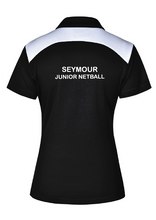 SEYMOUR JUNIOR NETBALL SHORT SLEEVE POLO - WOMENS