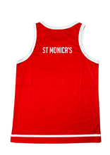 St Monica's Netball Club sublimated training singlet