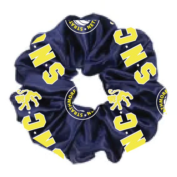 Strathmore Netball hair scrunchie